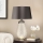 Elstead - LED Galda lampa LENA 1xE27/40W/230V + 1xGU10/7W 74 cm pelēka