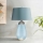 Elstead - LED Galda lampa LENA 1xE27/40W/230V + 1xGU10/7W 74 cm zila