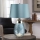 Elstead - LED Galda lampa LENA 1xE27/60W/230V + 1xGU10/7W 60,5 cm zila