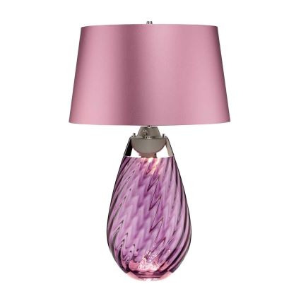 Elstead - LED Galda lampa LENA 1xE27/40W/230V + 1xGU10/7W 74 cm rozā
