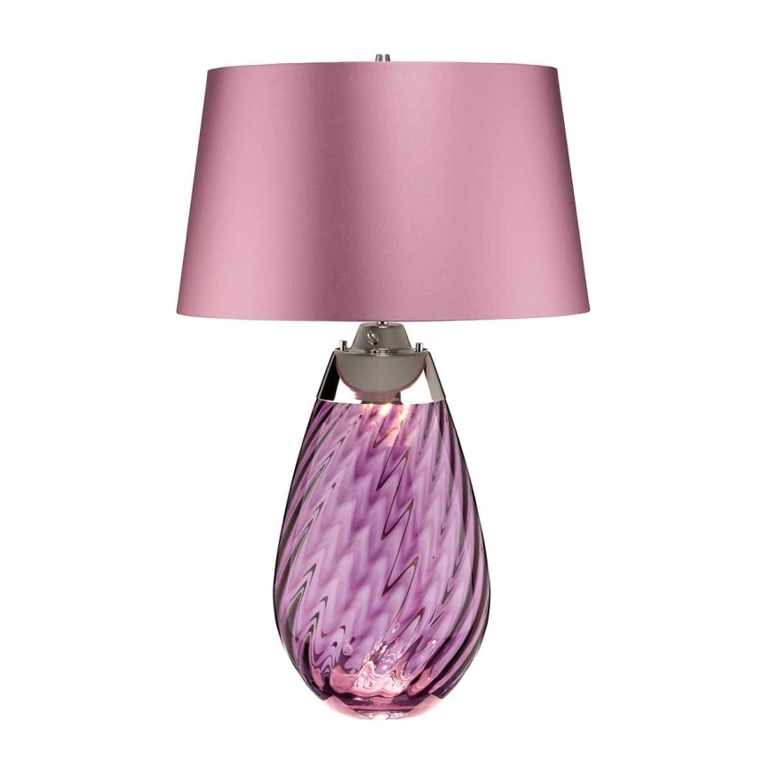 Elstead - LED Galda lampa LENA 1xE27/40W/230V + 1xGU10/7W 74 cm rozā