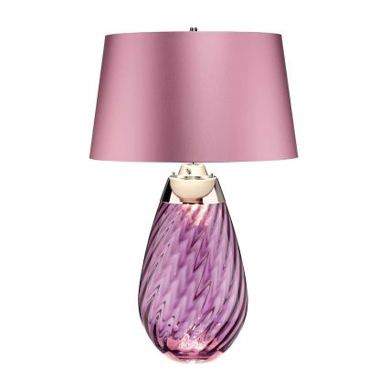 Elstead - LED Galda lampa LENA 1xE27/40W/230V + 1xGU10/7W 74 cm rozā