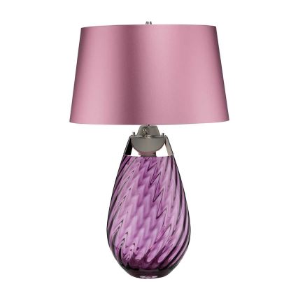 Elstead - LED Galda lampa LENA 1xE27/40W/230V + 1xGU10/7W 74 cm rozā