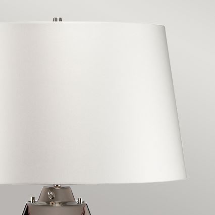 Elstead - LED Galda lampa LENA 1xE27/40W/230V + 1xGU10/7W 74 cm rozā/balta