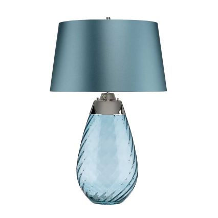 Elstead - LED Galda lampa LENA 1xE27/40W/230V + 1xGU10/7W 74 cm zila