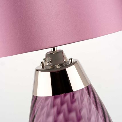Elstead - LED Galda lampa LENA 1xE27/60W/230V + 1xGU10/7W 60,5 cm rozā