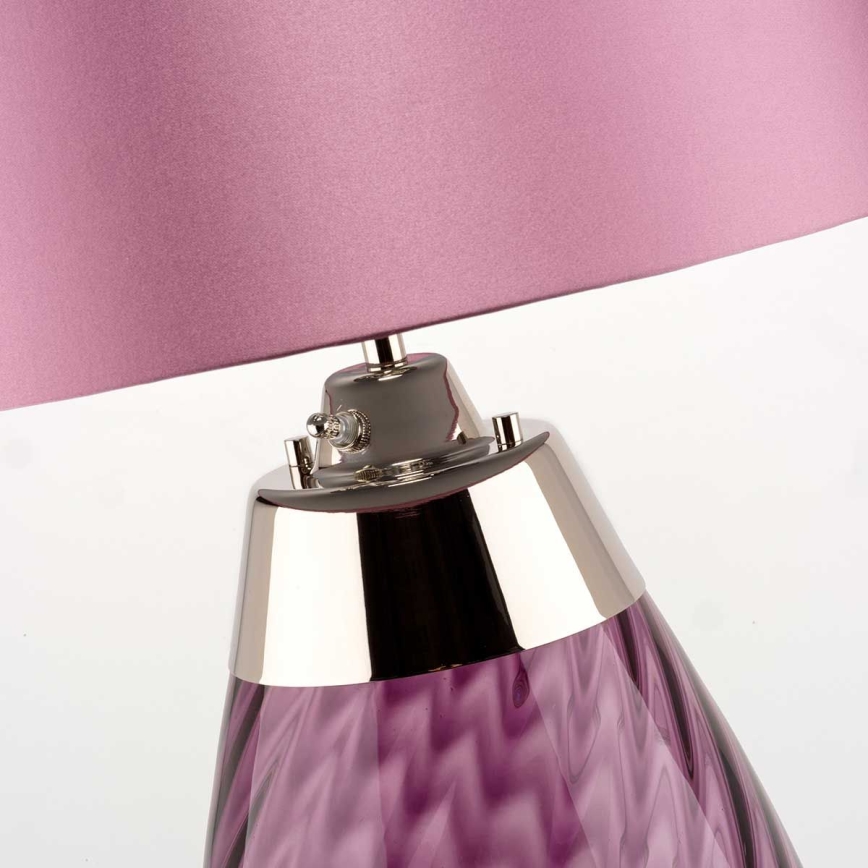 Elstead - LED Galda lampa LENA 1xE27/60W/230V + 1xGU10/7W 60,5 cm rozā