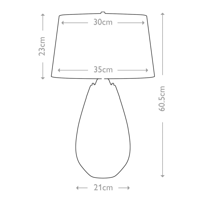 Elstead - LED Galda lampa LENA 1xE27/60W/230V + 1xGU10/7W 60,5 cm rozā