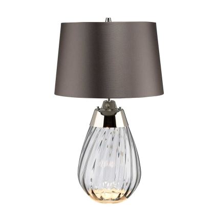 Elstead - LED Galda lampa LENA 1xE27/60W/230V + 1xGU10/7W 60,5 cm pelēka