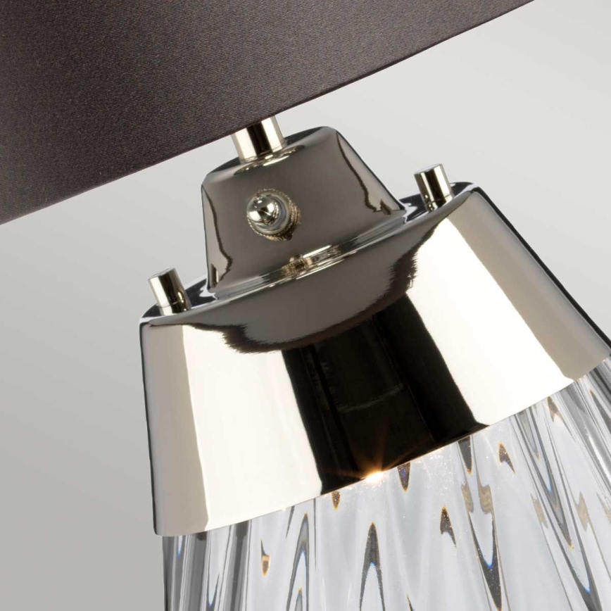 Elstead - LED Galda lampa LENA 1xE27/60W/230V + 1xGU10/7W 60,5 cm pelēka