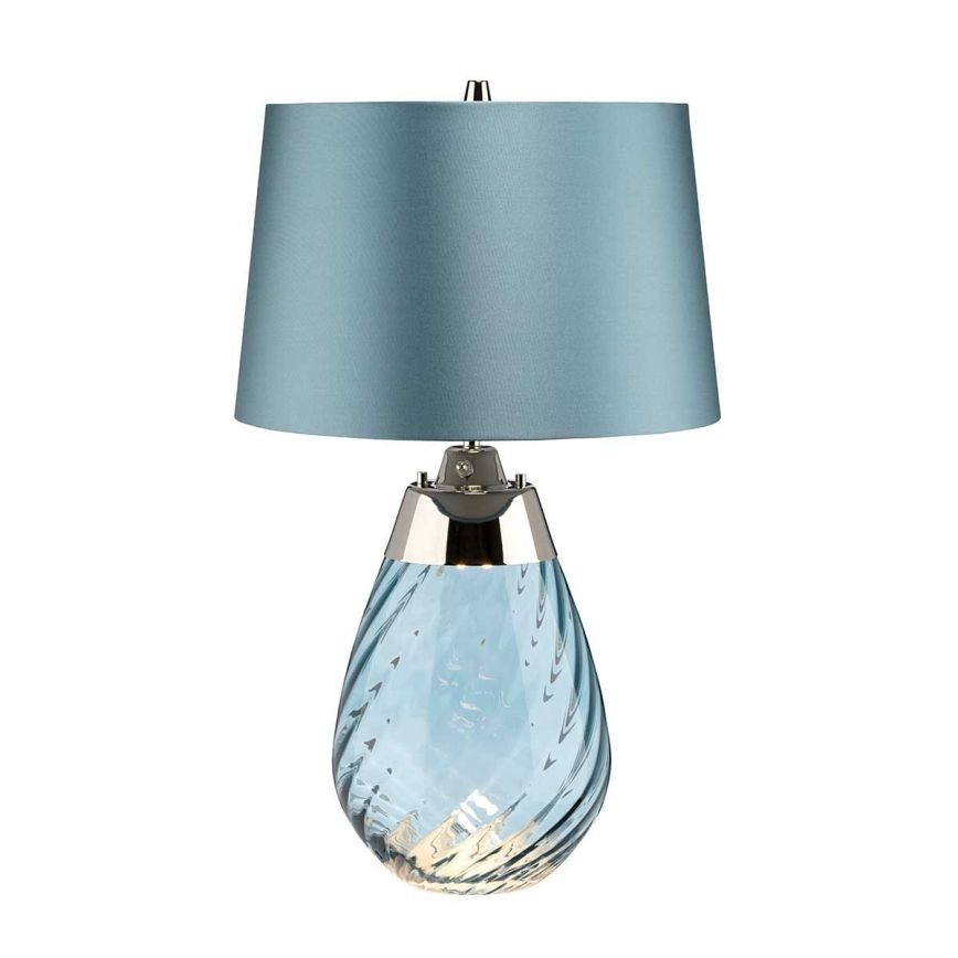 Elstead - LED Galda lampa LENA 1xE27/60W/230V + 1xGU10/7W 60,5 cm zila