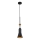 Elstead - Lustra ar auklu ETOILE 1xE27/60W/230V d. 13,3 cm melna