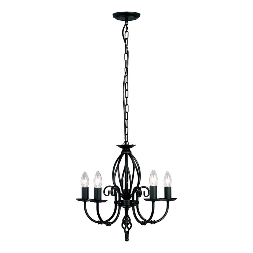 Elstead - Lustra ar ķēdi ARTISAN 5xE14/60W/230V