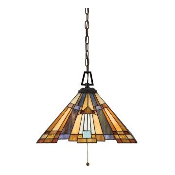 Elstead - Lustra ar ķēdi Tiffany INGLENOOK 3xE27/60W/230V