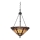 Elstead - lustra uz ķēdes Tiffany BELLE 3xE27/100W/230V