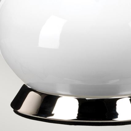 Elstead - Galda lampa MILO 1xE27/60W/230V pelēka/zelta