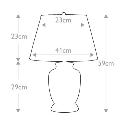 Elstead - Galda lampa MORRIS 1xE27/60W/230V