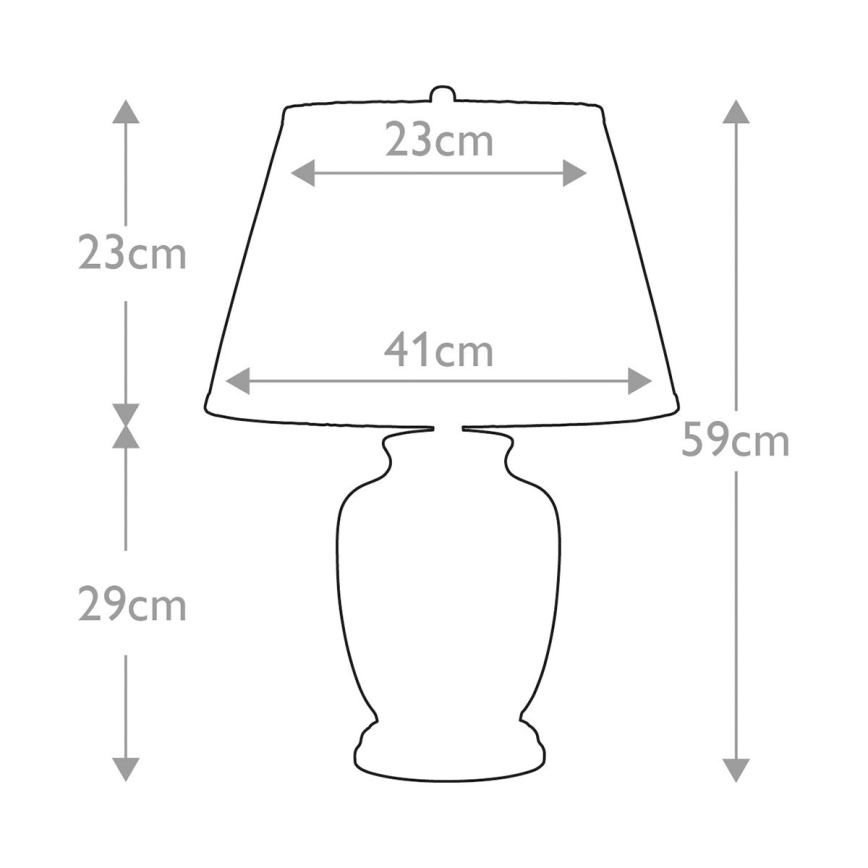 Elstead - Galda lampa MORRIS 1xE27/60W/230V