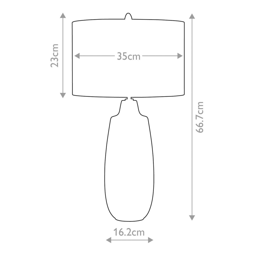 Elstead - Galda lampa NEWHAM 1xE27/60W/230V
