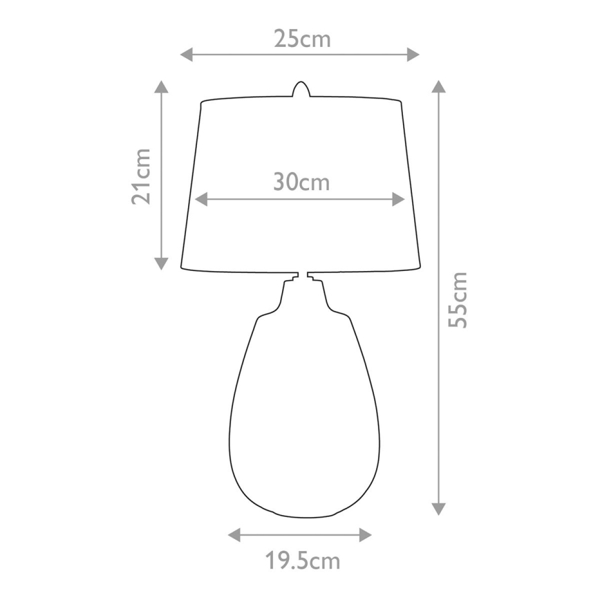 Elstead - Galda lampa NEWHAM 1xE27/60W/230V