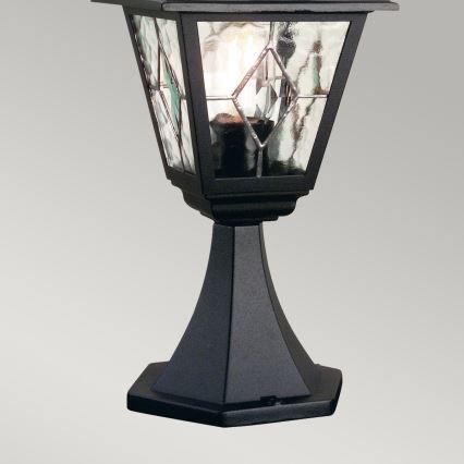 Elstead NR3-BLK - Āra lampa NORFOLK 1xE27/100W/230V IP43