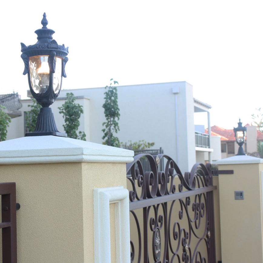 Elstead - Āra lampa PHILADELPHIA 1xE27/60W/230V IP44 bronzas krāsā