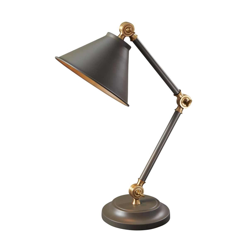 Elstead - Galda lampa PROVENCE ELEMENT 1xE27/60W/230V pelēka