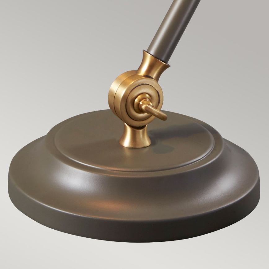 Elstead - Galda lampa PROVENCE ELEMENT 1xE27/60W/230V pelēka