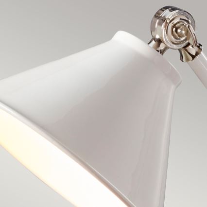 Elstead - Galda lampa PROVENCE ELEMENT 1xE27/60W/230V balta