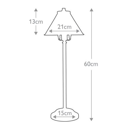 Elstead PV-SL-AB - LED Galda lampa PROVENCE 1xE14/4W/230V