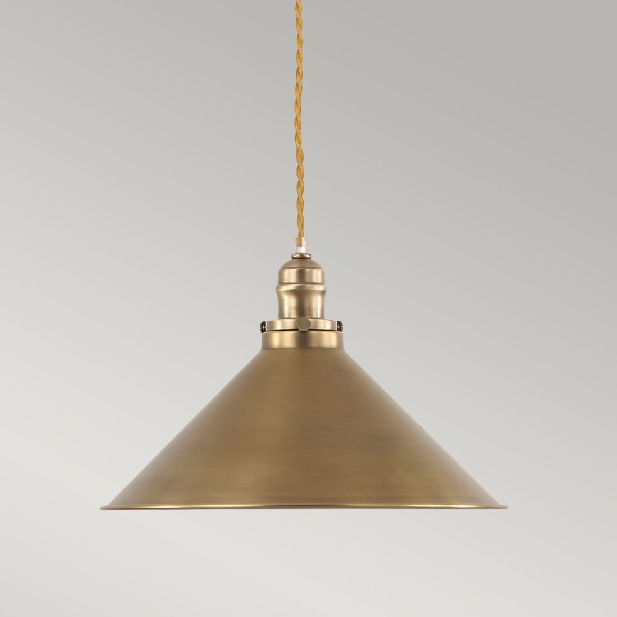 Elstead - Lustra ar auklu PROVENCE 1xE27/60W/230V zelta