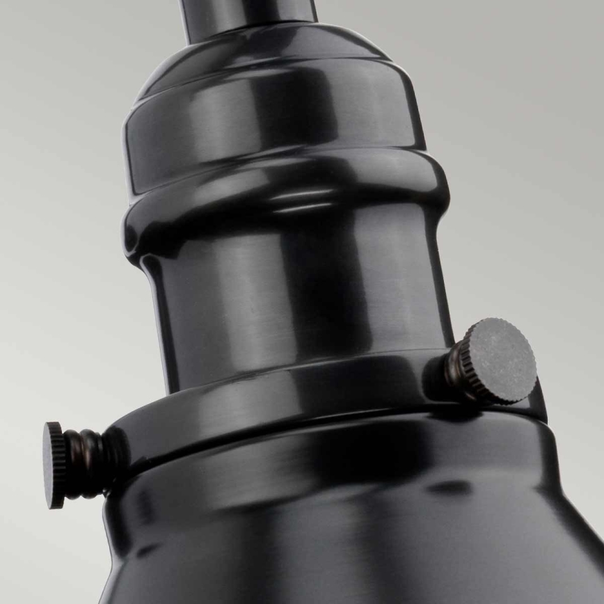 Elstead - Sienas lampa PROVENCE 1xE27/60W/230V melna