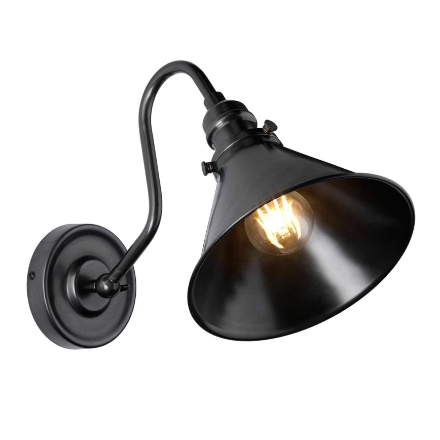 Elstead - Sienas lampa PROVENCE 1xE27/60W/230V melna