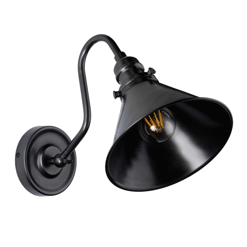 Elstead - Sienas lampa PROVENCE 1xE27/60W/230V melna