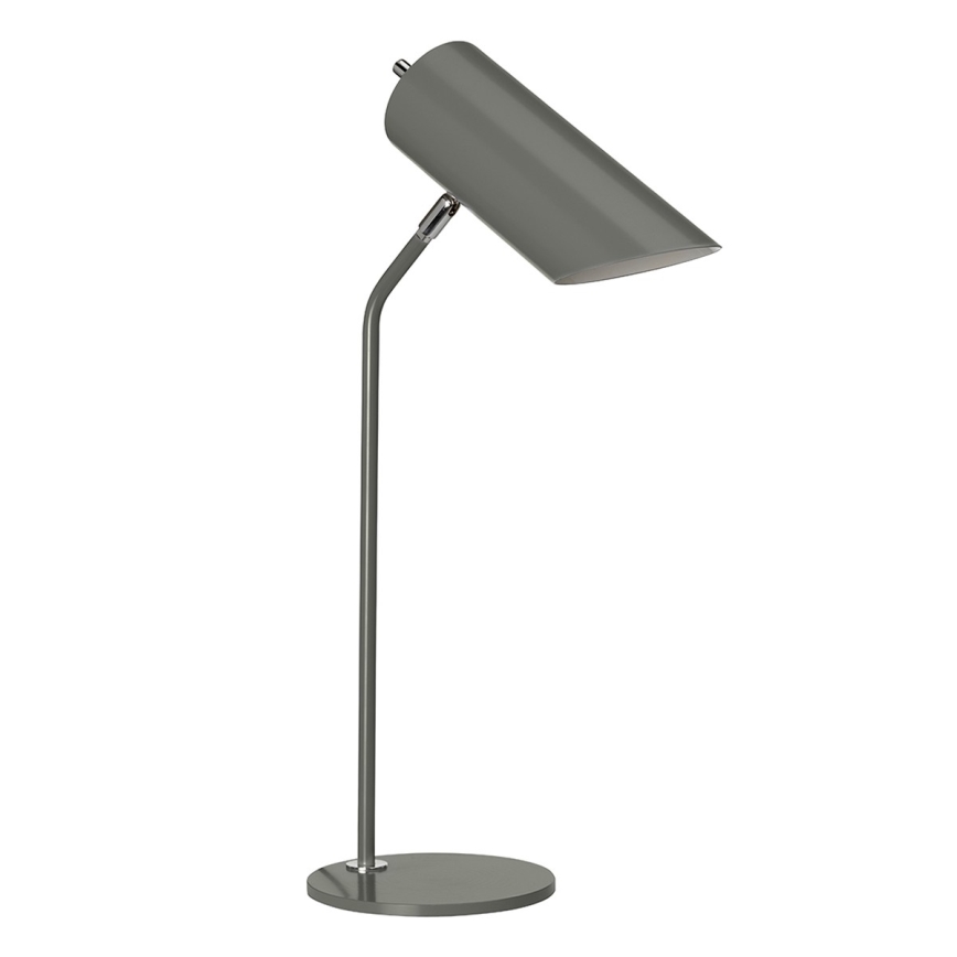 Elstead - Galda lampa QUINTO 1xE27/8W/230V pelēka