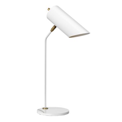 Elstead QUINTO-TL-WAB - Galda lampa QUINTO 1xE27/8W/230V balta