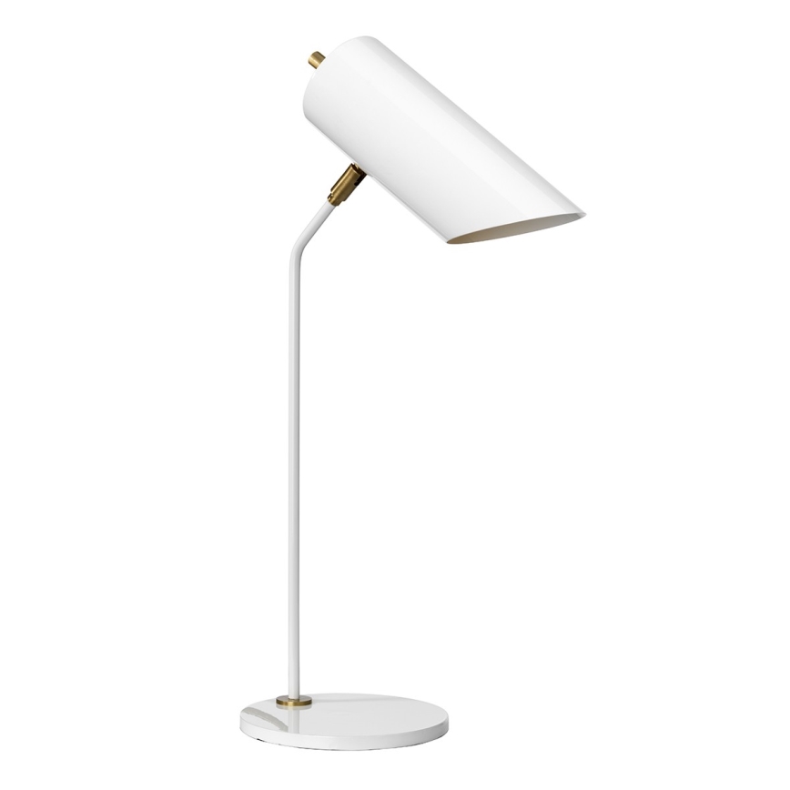 Elstead QUINTO-TL-WAB - Galda lampa QUINTO 1xE27/8W/230V balta
