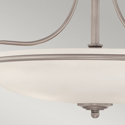 Elstead - Virsapmetuma lustra GRIFFIN 4xE27/100W/230V matēts hroms