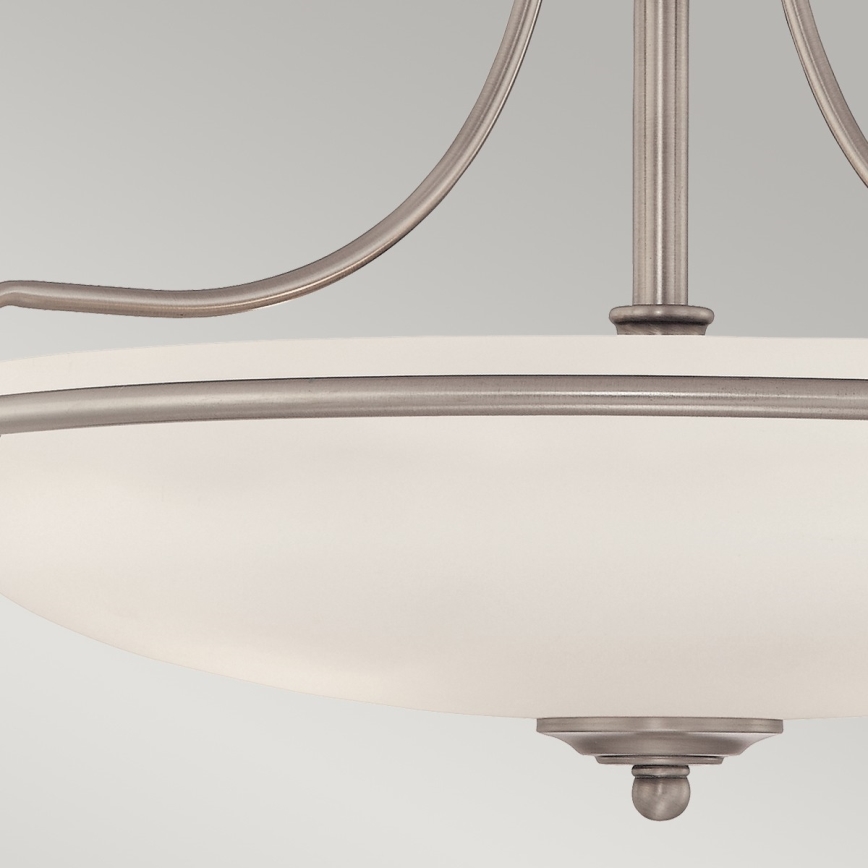 Elstead - Virsapmetuma lustra GRIFFIN 4xE27/100W/230V matēts hroms