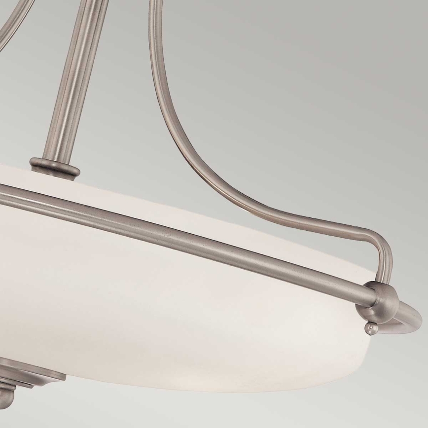 Elstead - Virsapmetuma lustra GRIFFIN 3xE27/100W/230V matēts hroms