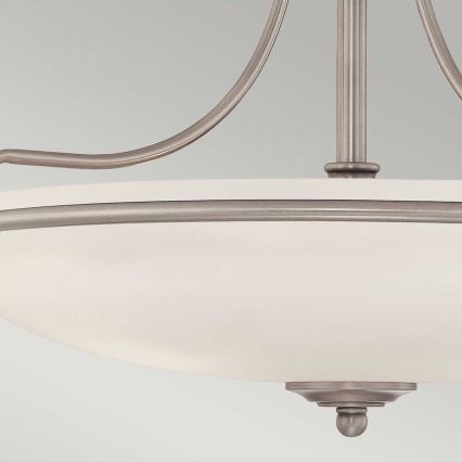 Elstead - Virsapmetuma lustra GRIFFIN 3xE27/100W/230V matēts hroms