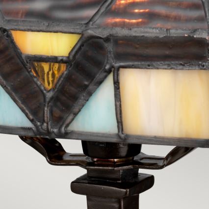 Elstead - Galda lampa Tiffany HOLMES 1xE14/25W/230V