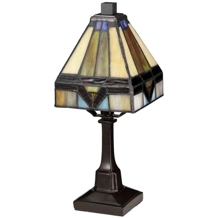 Elstead - Galda lampa Tiffany HOLMES 1xE14/25W/230V