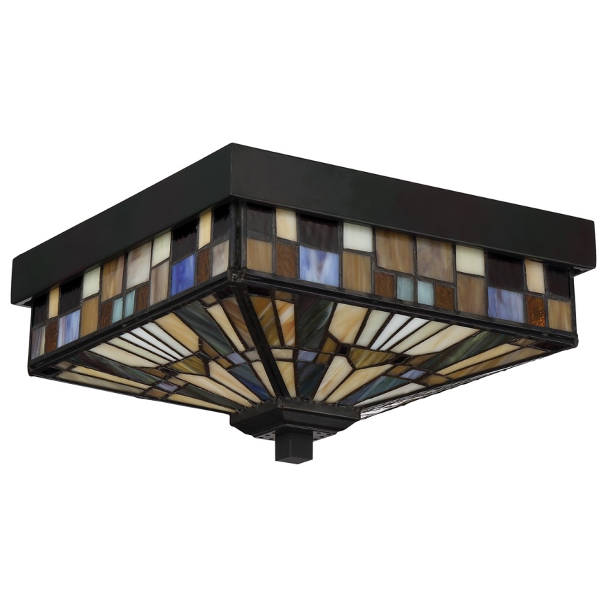Elstead QZ-INGLENOOK-F - Āra griestu gaismeklis INGLENOOK 2xE27/60W/230V IP44
