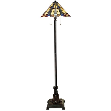 Elstead QZ-INGLENOOK-FL - Grīdas lampa INGLENOOK 2xE27/60W/230V