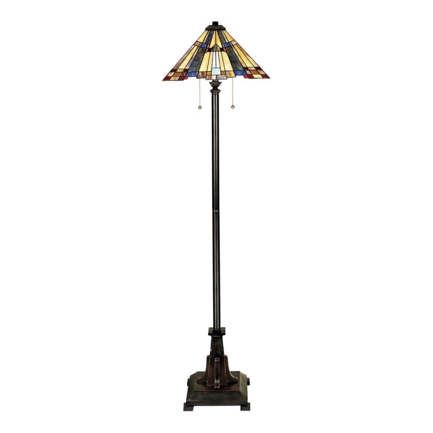 Elstead QZ-INGLENOOK-FL - Grīdas lampa INGLENOOK 2xE27/60W/230V