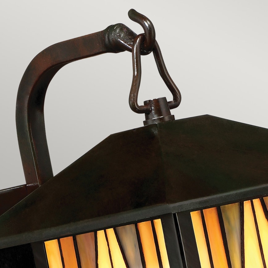 Elstead QZ-INGLENOOK2-S - Āra sienas gaismeklis INGLENOOK 1xE27/60W/230V IP44