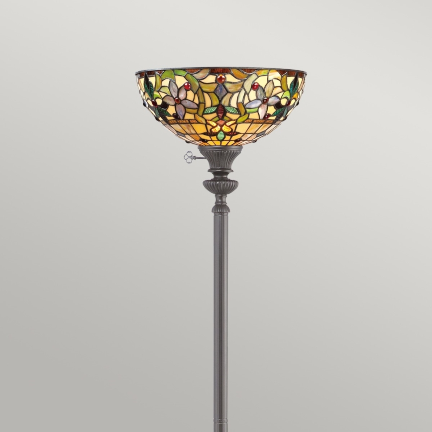 Elstead - Tiffany grīdas lampa KAMI 1xE27/100W/230V