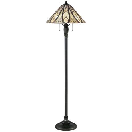 Elstead QZ-VICTORY-FL - Grīdas lampa VICTORY 2xE27/60W/230V