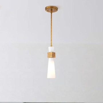 Elstead - stieņa lustra KRISTY 1xE27/40W/230V Ø 15,2 cm miedzaina